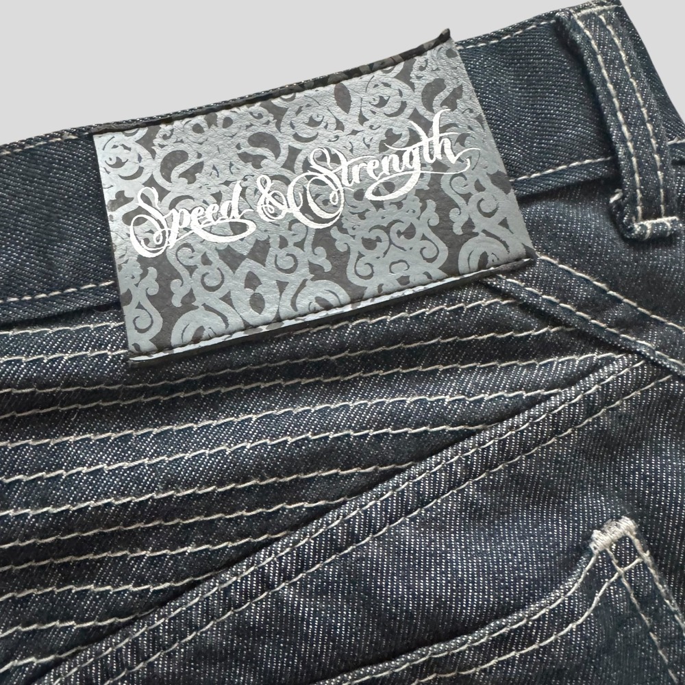 Speed and Strength Womens Kevlar Reinforced Motorcycle Riding Jeans Dark Moto 6 - Picture 12 of 14